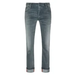 Alberto BIKE - SUPER STRETCH DUAL FX DENIM Herren - Radhose